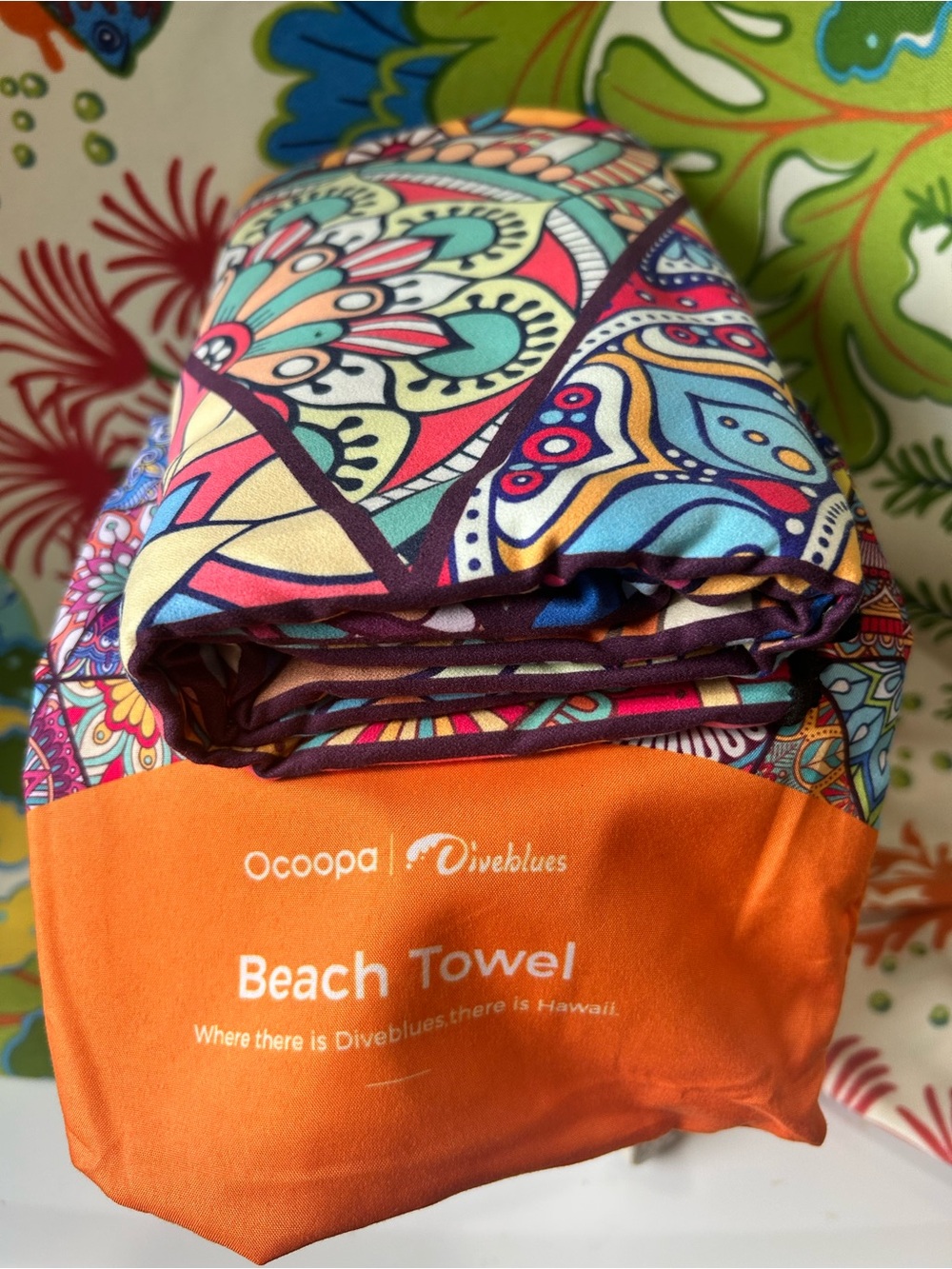 NEW! OCOOPA Microfiber Beach Towel Fast Drying Oversize Ocean Sand Free Outdoor